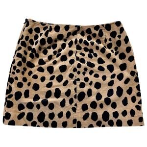 INC Leopard Print Mini Skirt
